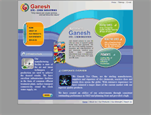 Tablet Screenshot of ganeshdyechem.com